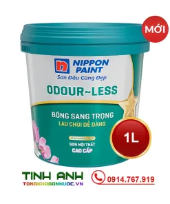 Sơn nội thất cao cấp Odour-Less bóng sang trọng 1L