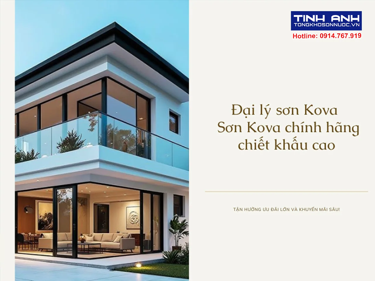 Đại lý sơn Kova - Sơn Kova chính hãng chiết khấu cao
