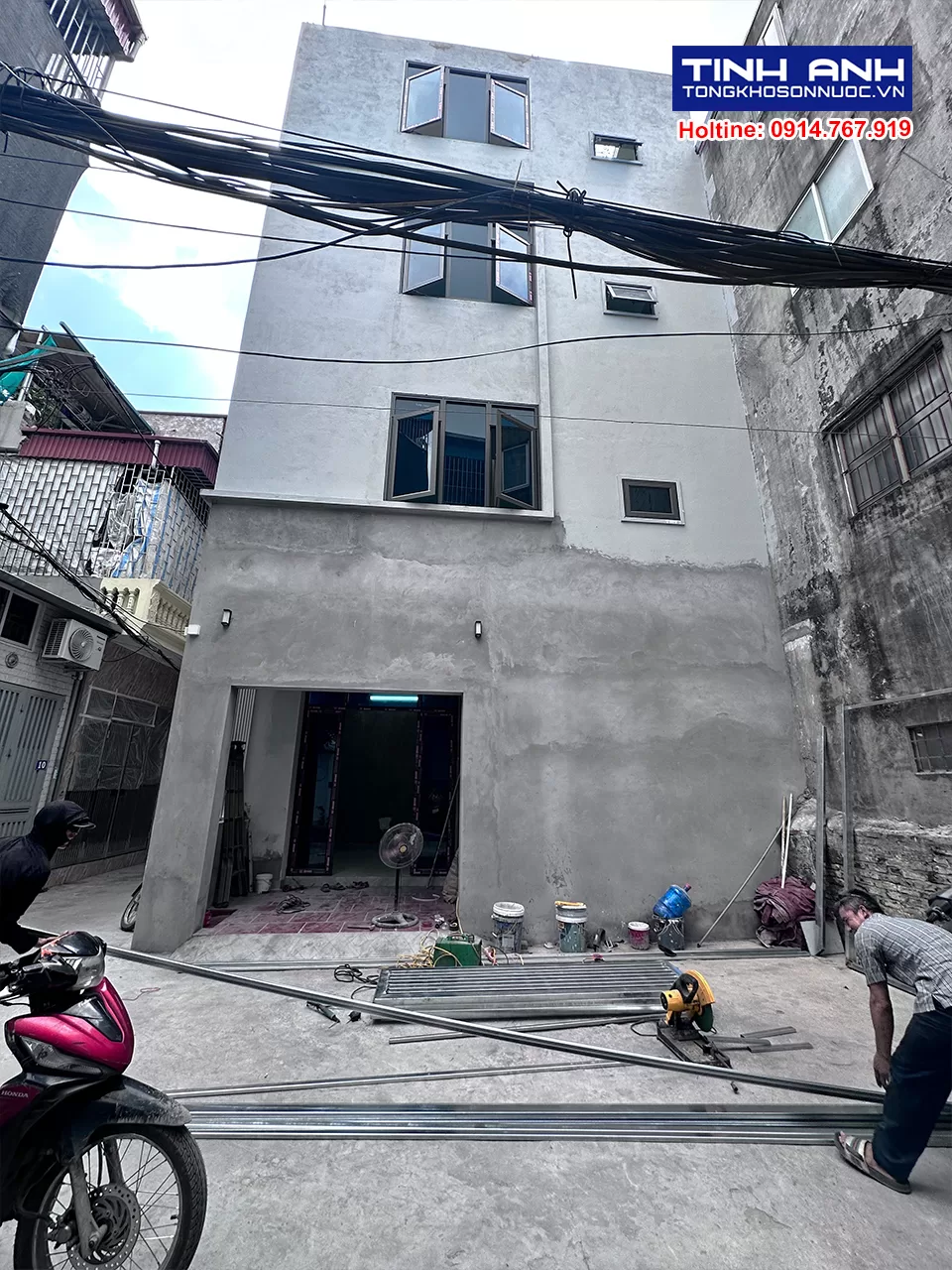đơn giá thi công sơn trọn gói