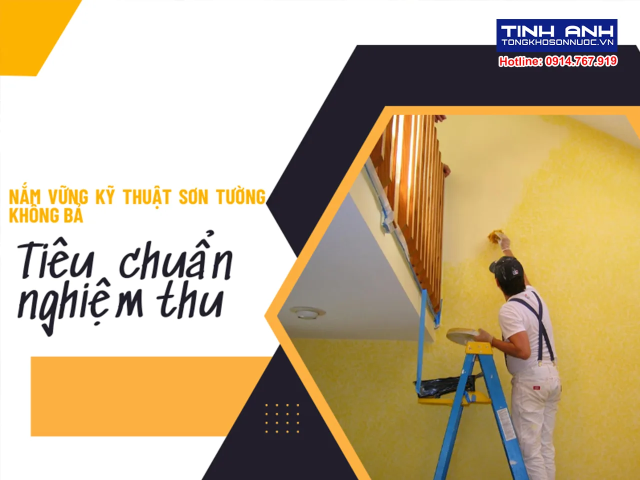 Nắm vững kỹ thuật sơn tường không bả - Tiêu chuẩn nghiệm thu