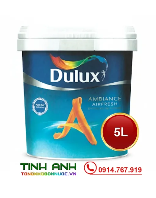 Sơn nội thất Dulux Ambiance AirFresh - 68A siêu cao cấp lon 5L