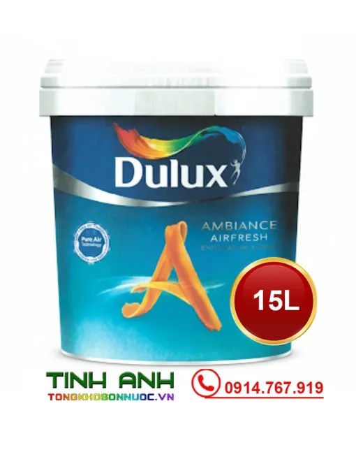 Sơn nội thất Dulux Ambiance AirFresh - 68A siêu cao cấp thùng 15L