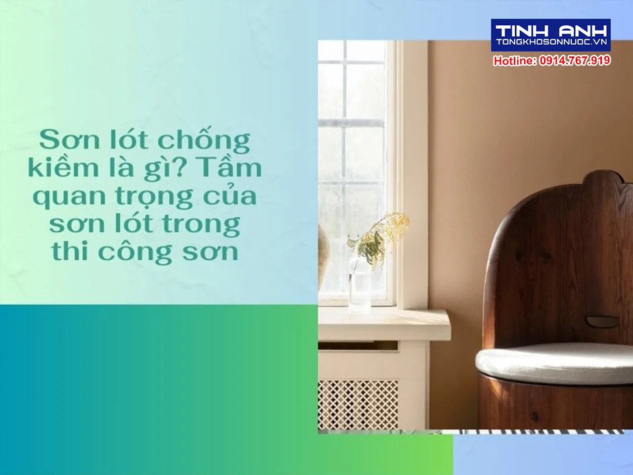 Sơn lót chống kiềm là gì? Tầm quan trọng của sơn lót trong thi công sơn