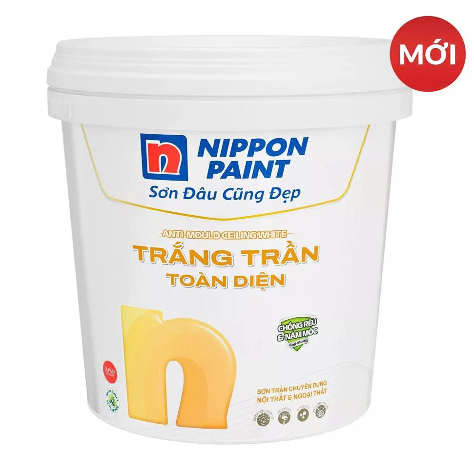 Các loại sơn trần nhà Jotun, Dulux, Nippon thường dùng và lưu ý