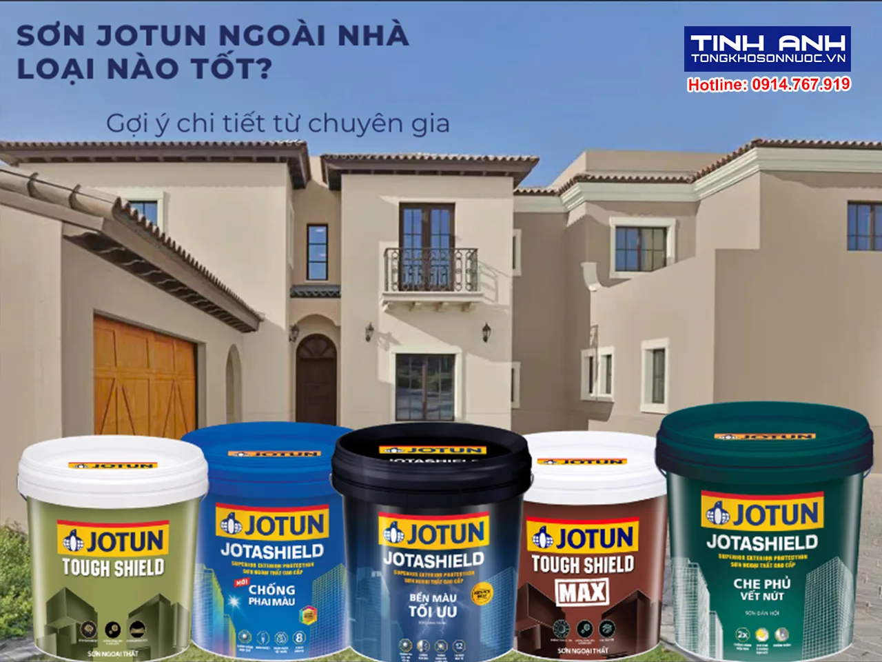 Sơn Jotun ngoài nhà loại nào tốt? Gợi ý chi tiết từ chuyên gia