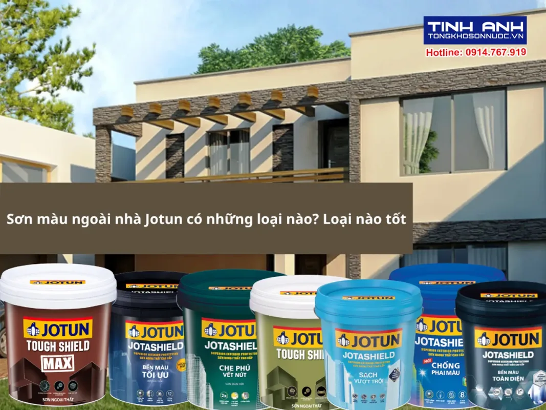 Sơn màu ngoài nhà Jotun có những loại nào? Loại nào tốt