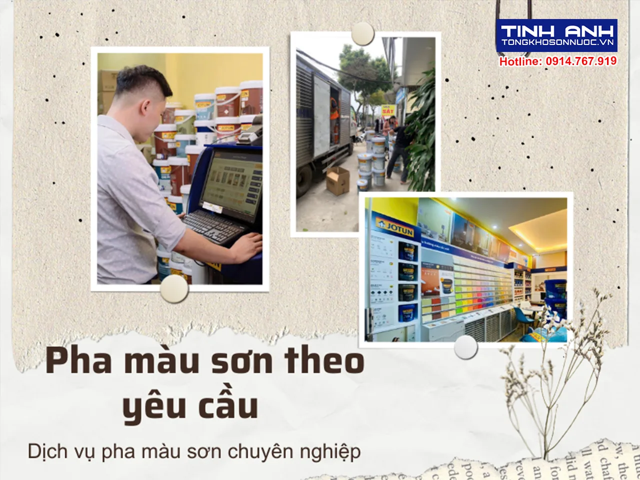 Pha màu sơn theo yêu cầu – Dịch vụ pha màu sơn chuyên nghiệp