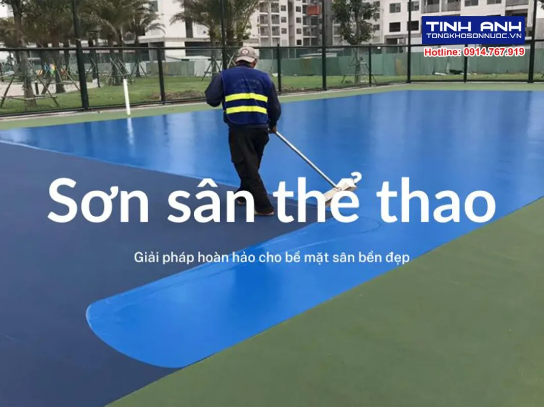 Sơn sân thể thao: Giải pháp hoàn hảo cho bề mặt sân bền đẹp