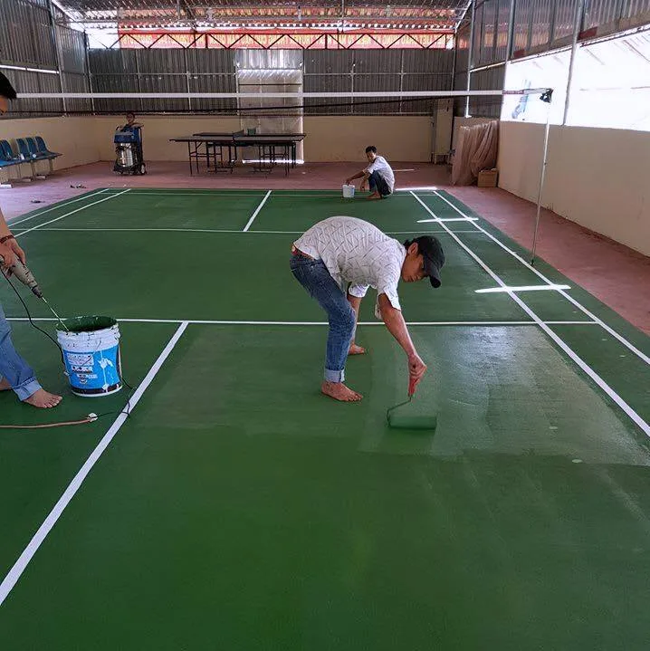 Sơn sân thể thao: Giải pháp hoàn hảo cho bề mặt sân bền đẹp