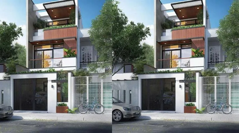 Phối màu sơn nhà 3 tầng - Xu hướng sơn nhà hiện nay 
