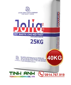 Bột bả tường nội thất JOLIA - 40KG