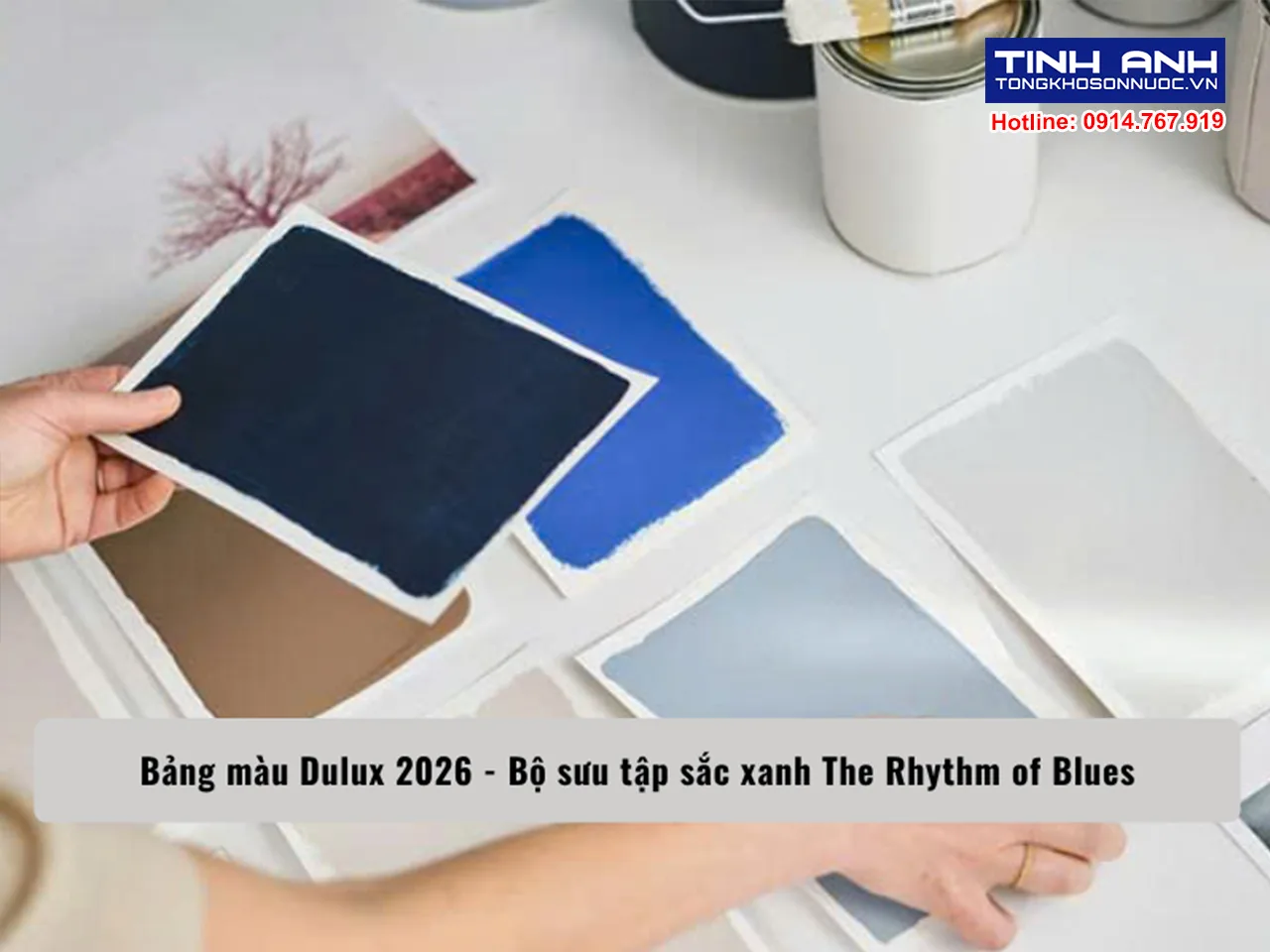 Bảng màu Dulux 2026 - Bộ sưu tập sắc xanh The Rhythm of Blues