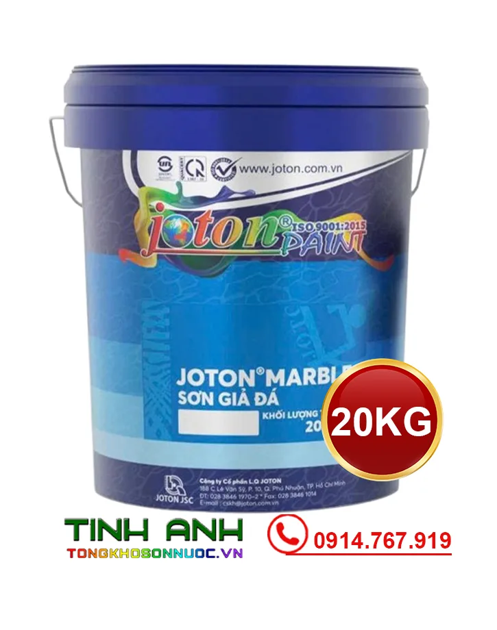 Sơn giả đá JOTON MARBLE thùng 20kg Sơn giả đá JOTON MARBLE thùng 20kg