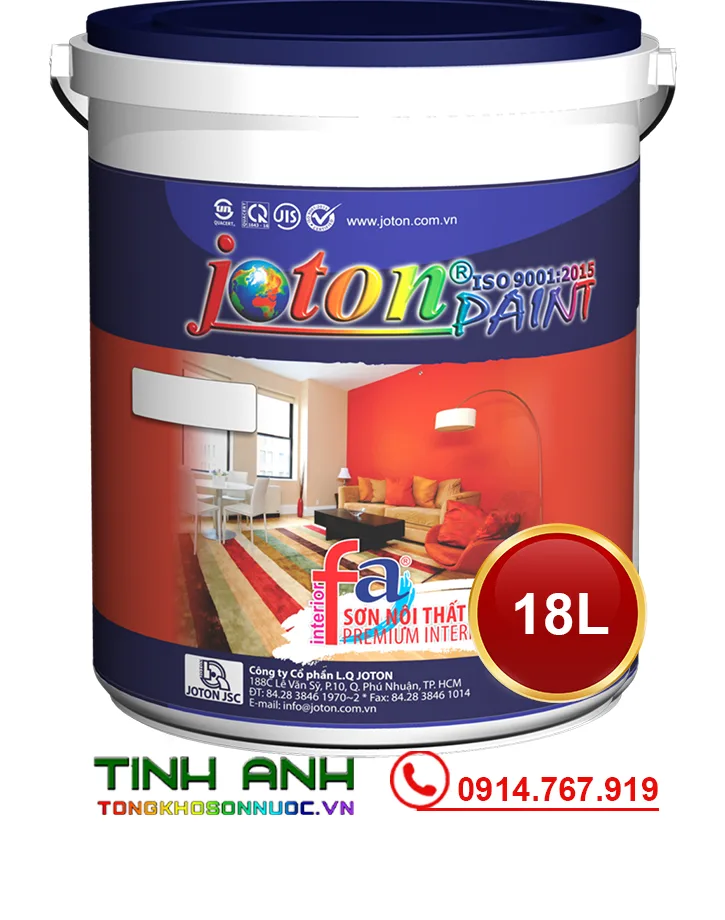 Sơn nội thất cao cấp JOTON FA thùng 18L Sơn nội thất cao cấp JOTON FA thùng 18L