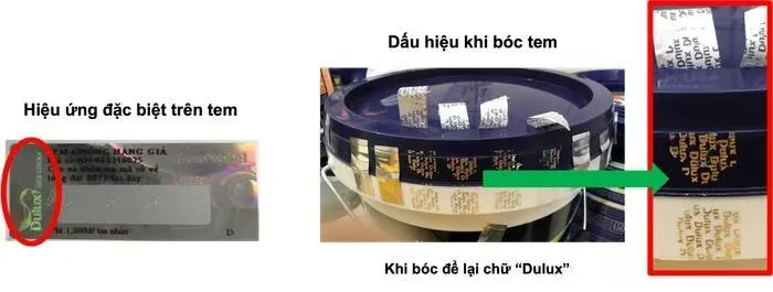 phân biệt sơn Dulux thật giả