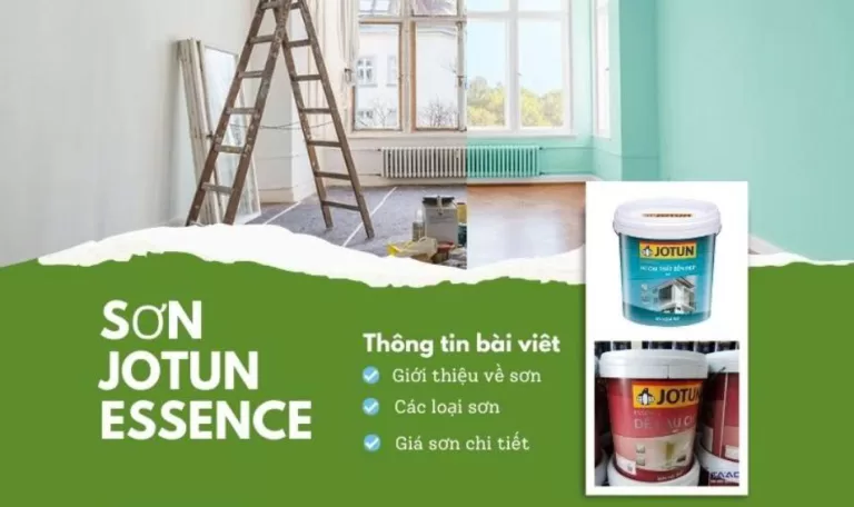 Giới thiệu tổng quan về sơn Jotun Essence