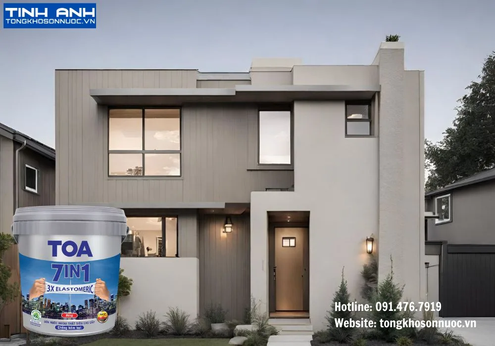 Sơn Bóng Ngoại Thất Tốt Nhất - TOA (Công Nghệ Thái Lan)