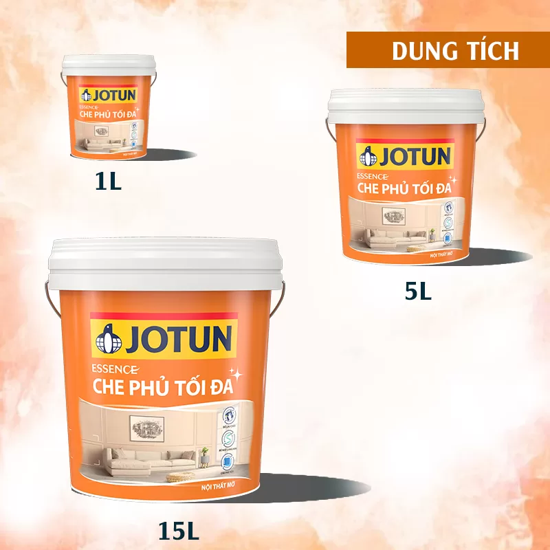 Sơn Jotun Essence có những loại nào - Sơn Jotun Essence Che Phủ Tối Đa – Mờ (Nội thất)