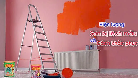 Sơn bị lệch màu - cách khắc phục
