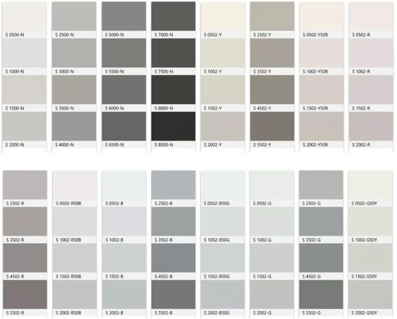 mã màu ghi xám sơn Dulux