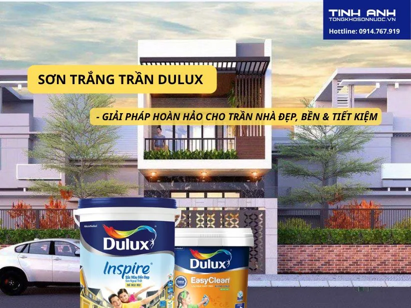 sơn trắng trần Dulux