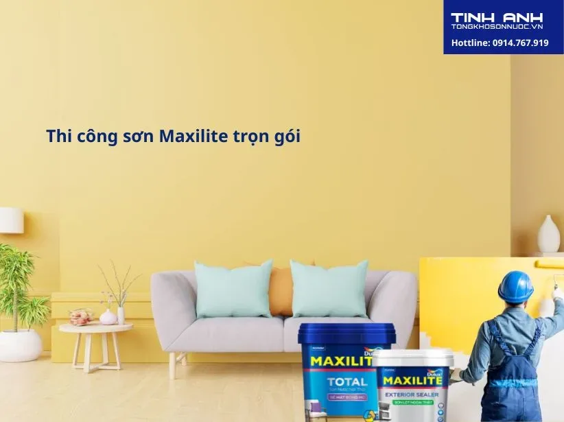 Thi công sơn Maxilite trọn gói