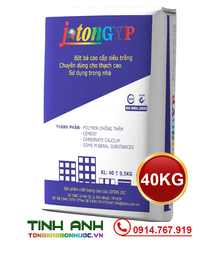 Bột bả tường dành cho thạch cao JOTON JOGYP