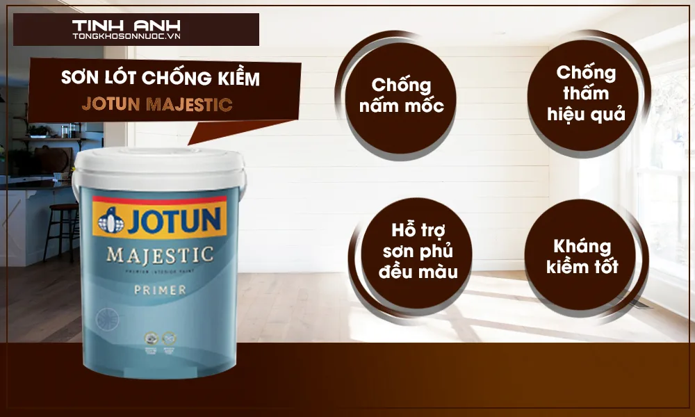 Sơn lót Jotun có những loại nào? Sơn lót Jotun Majestic Primer – Nội thất cao cấp
