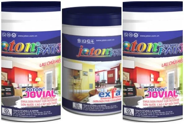 Sơn nội thất Joton cao cấp lau chùi hiệu quả