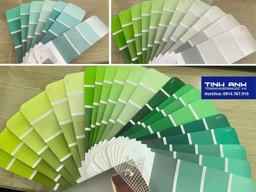 Mã màu xanh mint Jotun