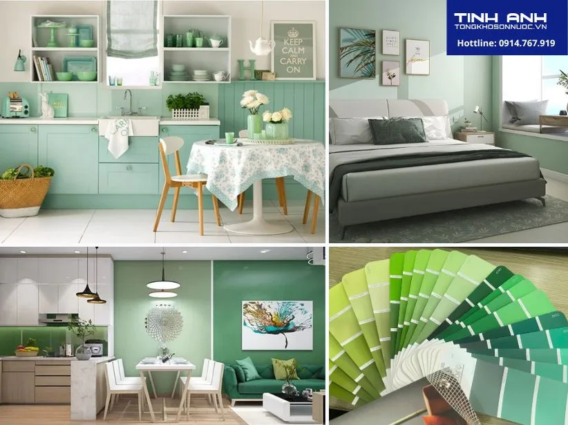 Mã màu xanh mint Jotun