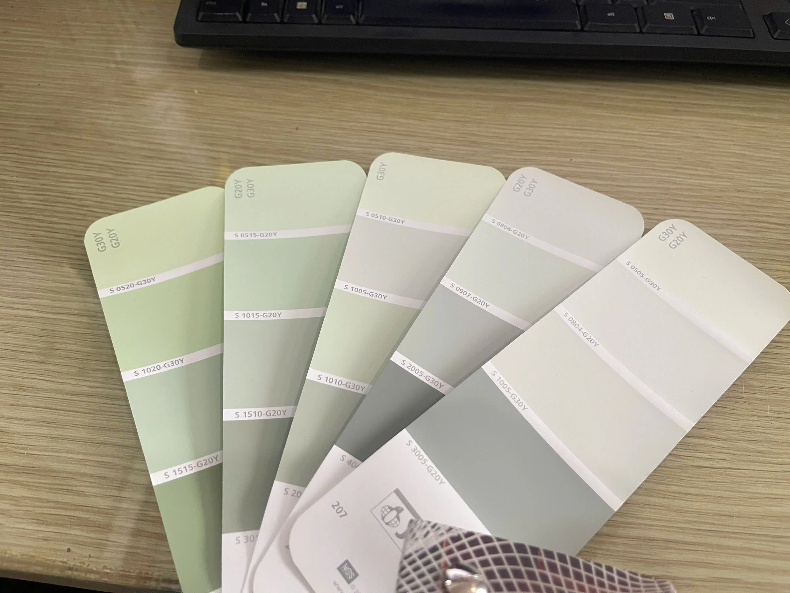 THAM KHẢO CÁC MÃ MÀU ÁNH XÁM XANH MINT CỦA SƠN JOTUN