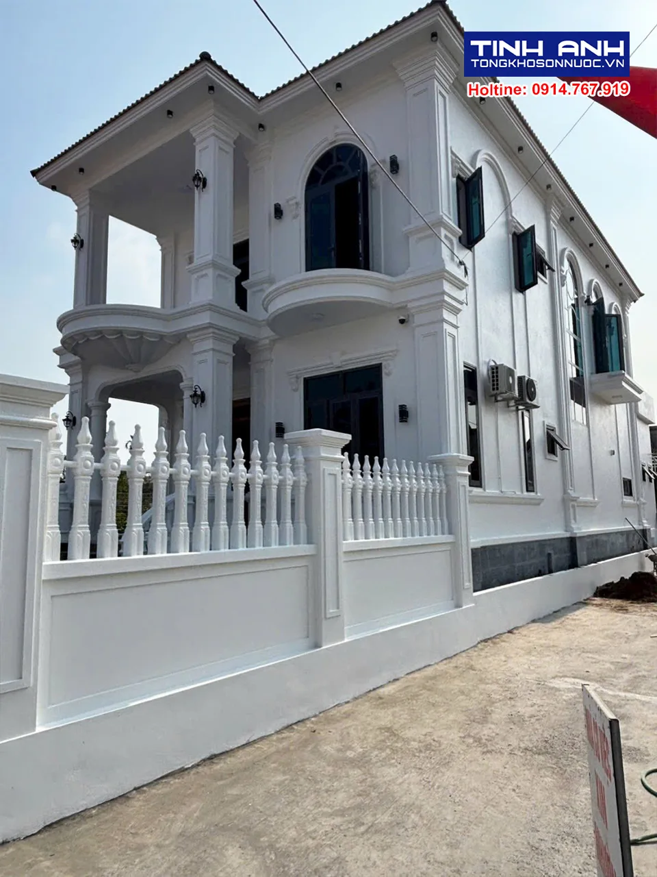 Sơn Jotun biệt thự mã màu trắng sứ - Khả năng bảo vệ tường vượt trội