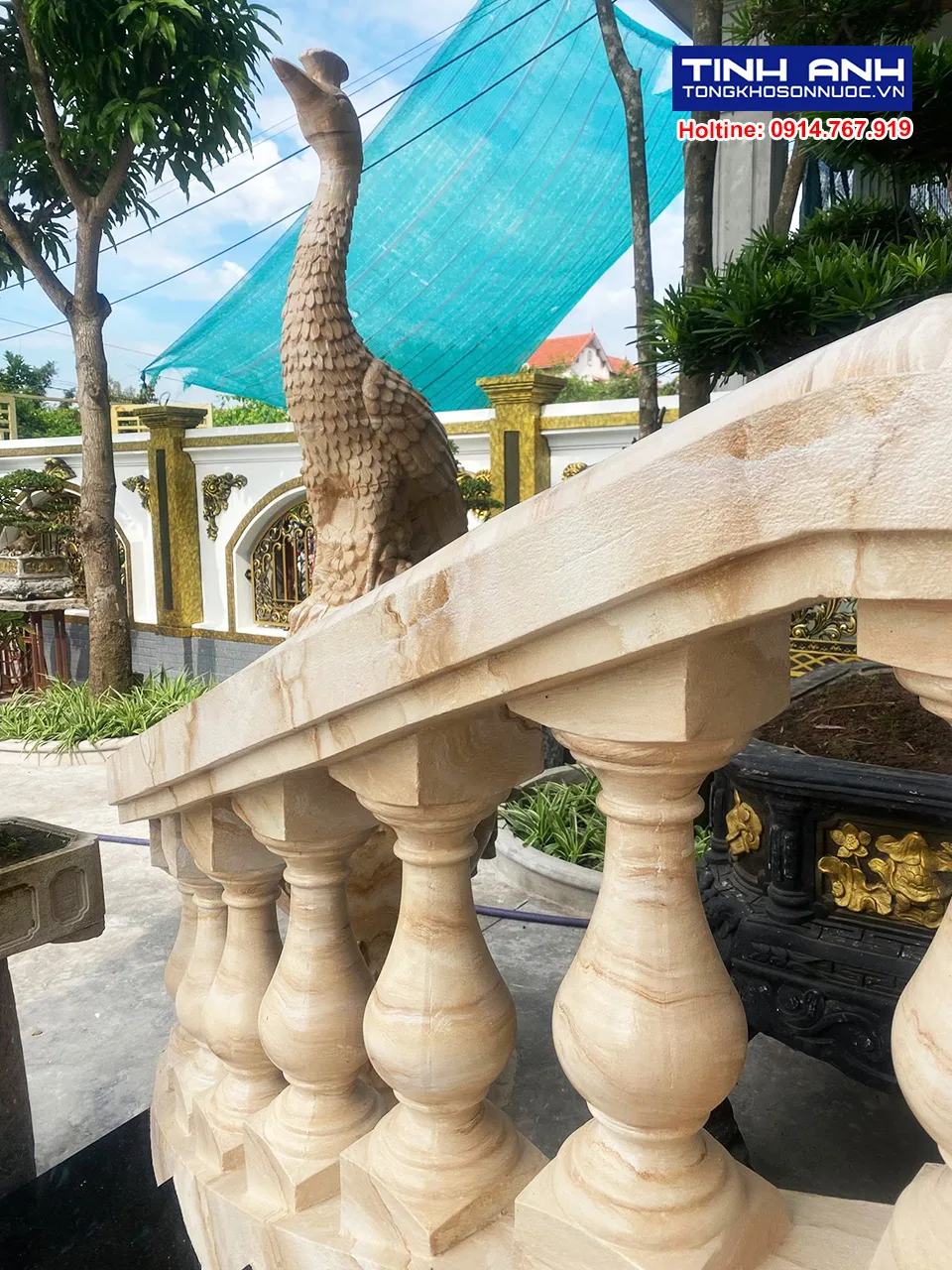 Lan can biệt thự tân cổ điển