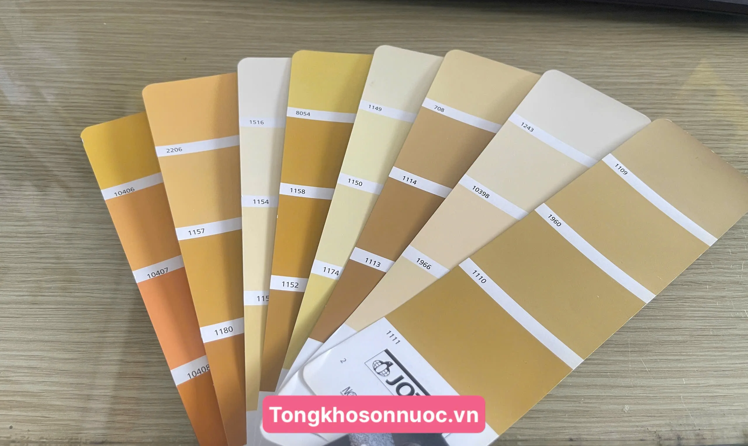 Mã màu vàng đất trong bảng màu Jotun ngọai thất