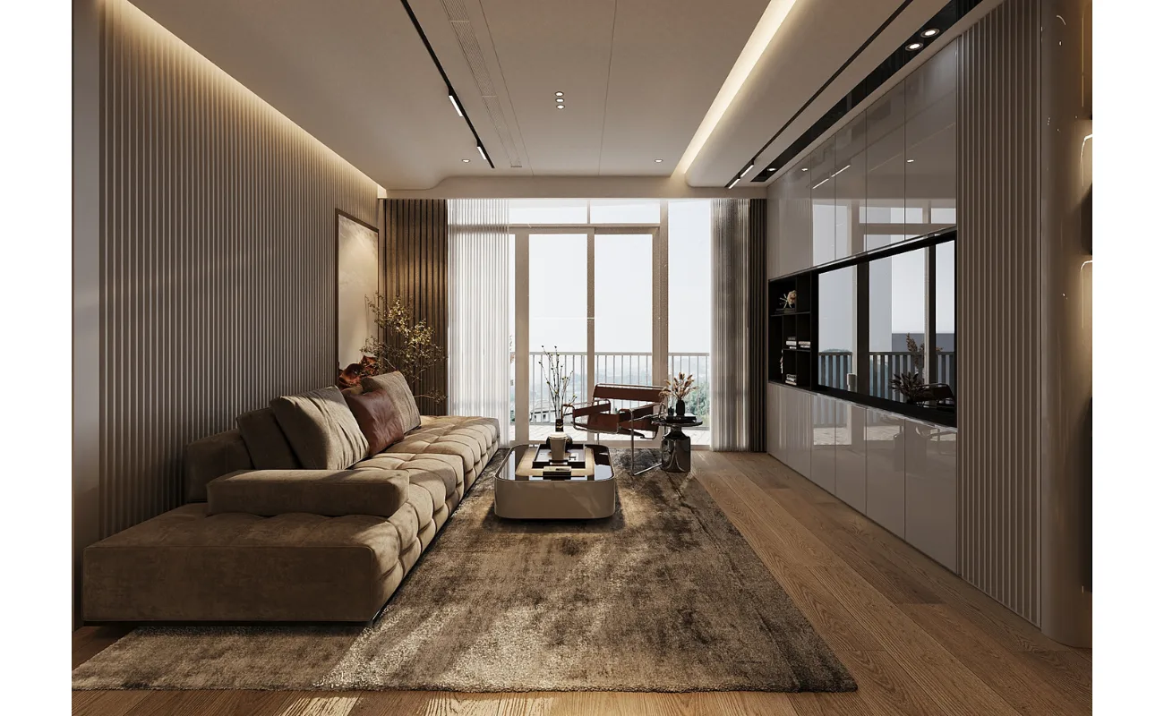 Thi công sơn căn hộ chung cư - Màu trung tính