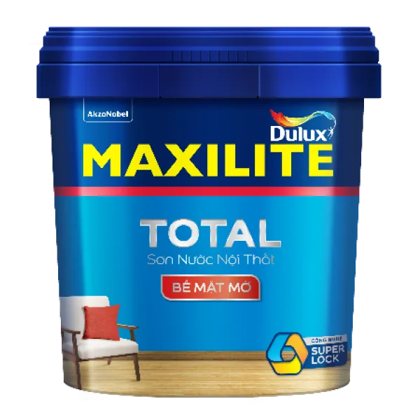 Sơn nội thất Maxilite Total 30C bề mặt mờ