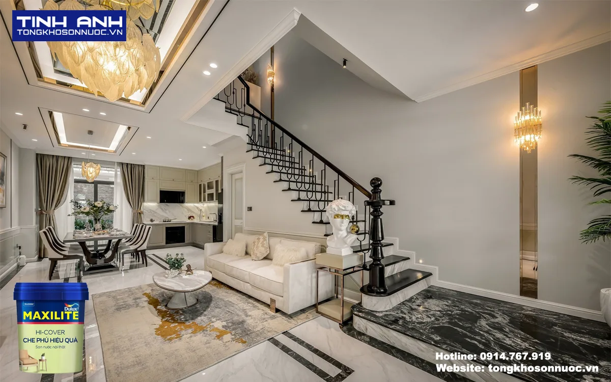 Sơn nội thất Maxilite Tough MK14 che phủ hiệu quả