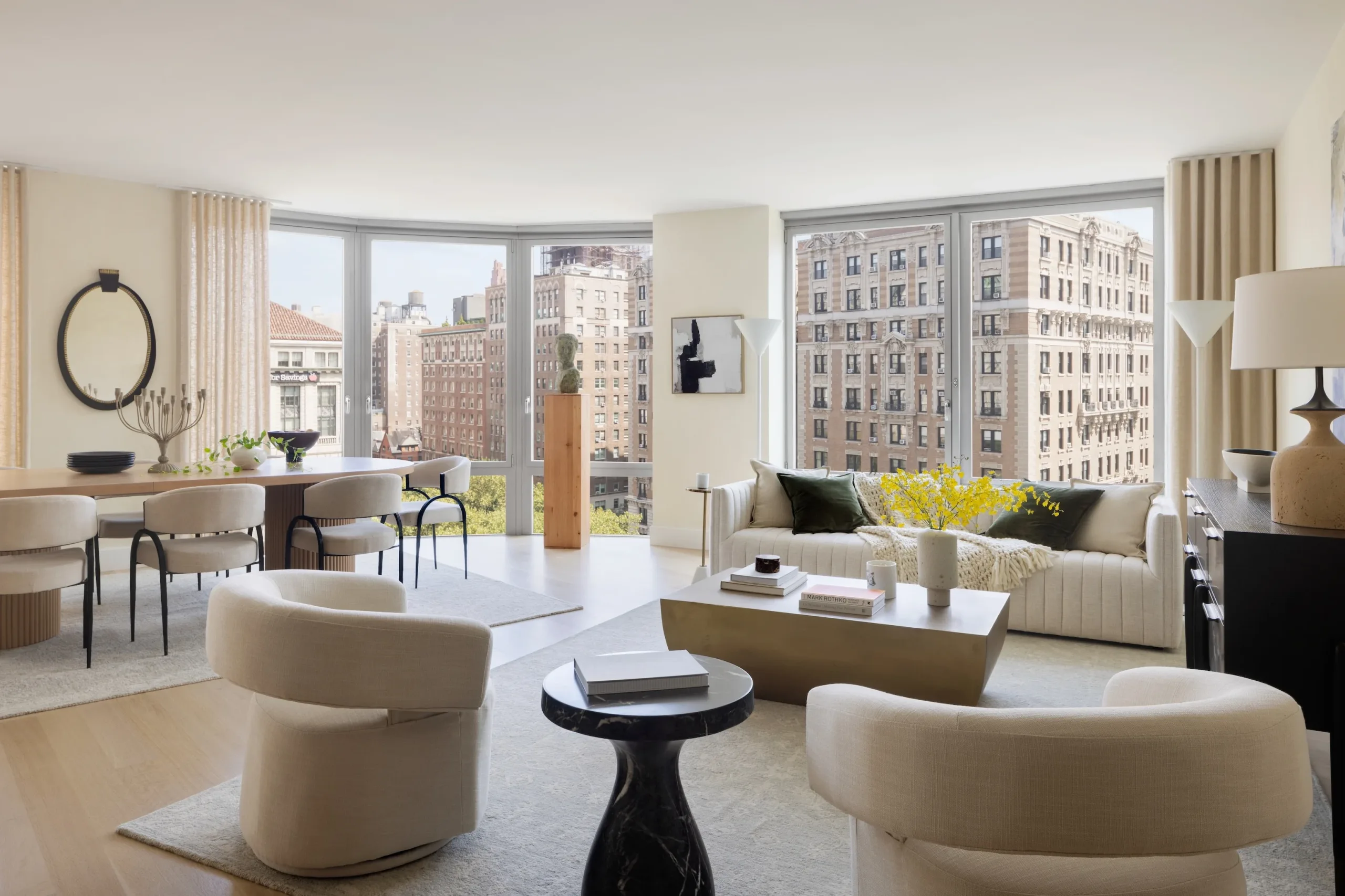 Thi công sơn căn hộ chung cư - Tông màu trắng kem 