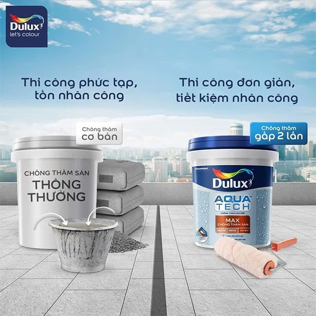Ưu Điểm Nổi Bật Của Sơn Dulux Chống Thấm