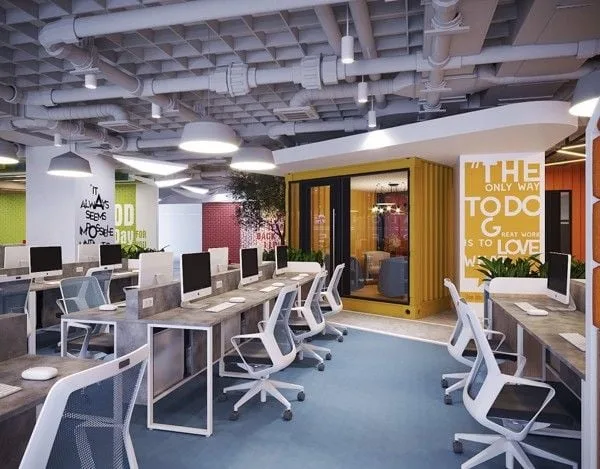 Thi công sơn văn phòng - Vai trò của sơn trong không gian văn phòng