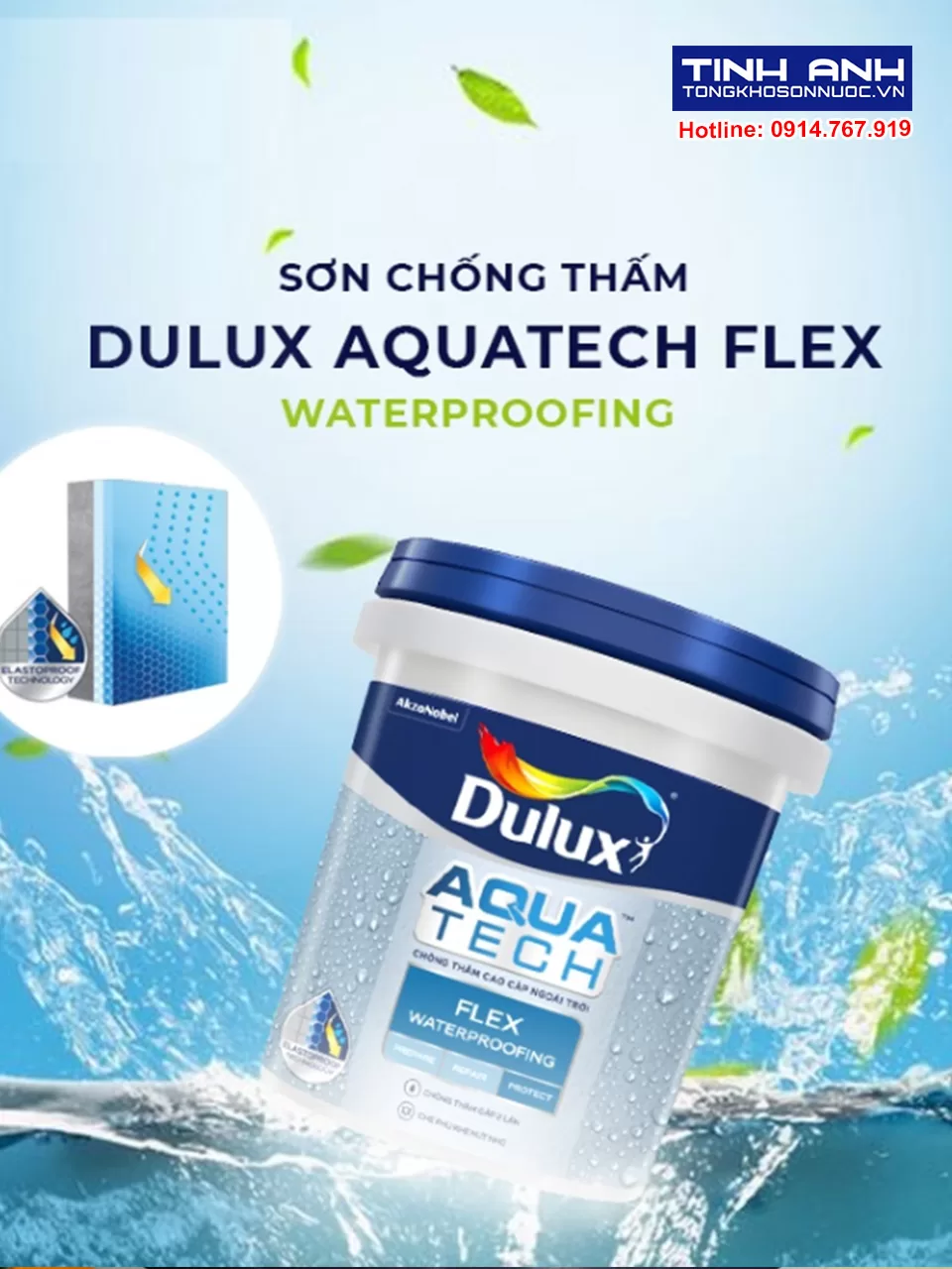 W759 Dulux Aquatech Flex chống thấm