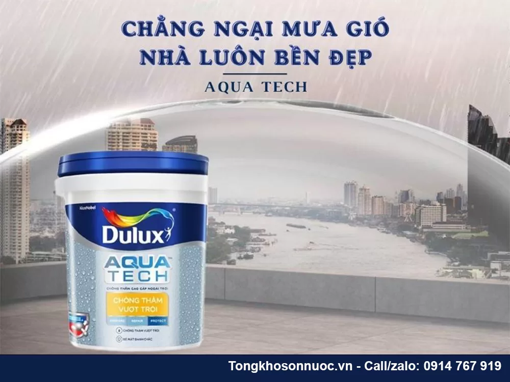 Y65 Dulux Aquatech chống thấm vượt trội
