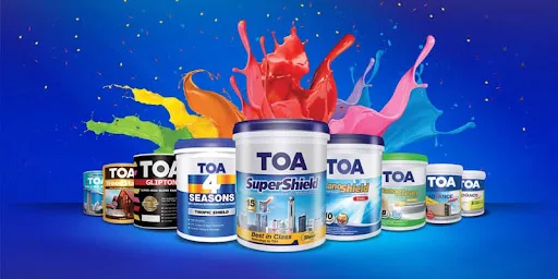 Top 10 loại sơn bền màu nhất 2026 - sơn TOA