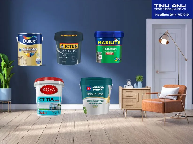 Sơn nhà loại nào tốt? Top 5 hãng sơn bền đẹp 2026