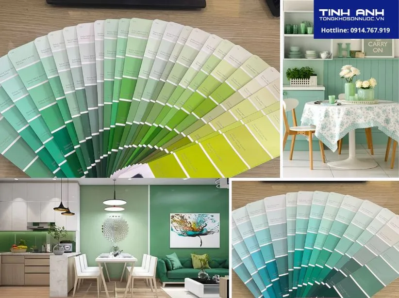 Mã màu xanh sơn Dulux