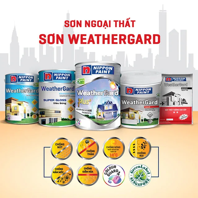 Cách lựa chọn sơn ngoại thất Weathergard phù hợp