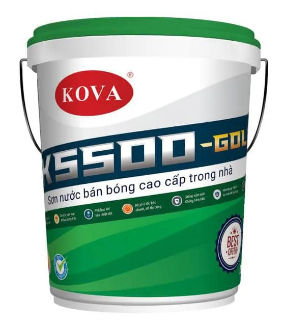 Sơn nội thất K5500-GOLD – Sơn bán bóng cân bằng giữa thẩm mỹ và chi phí