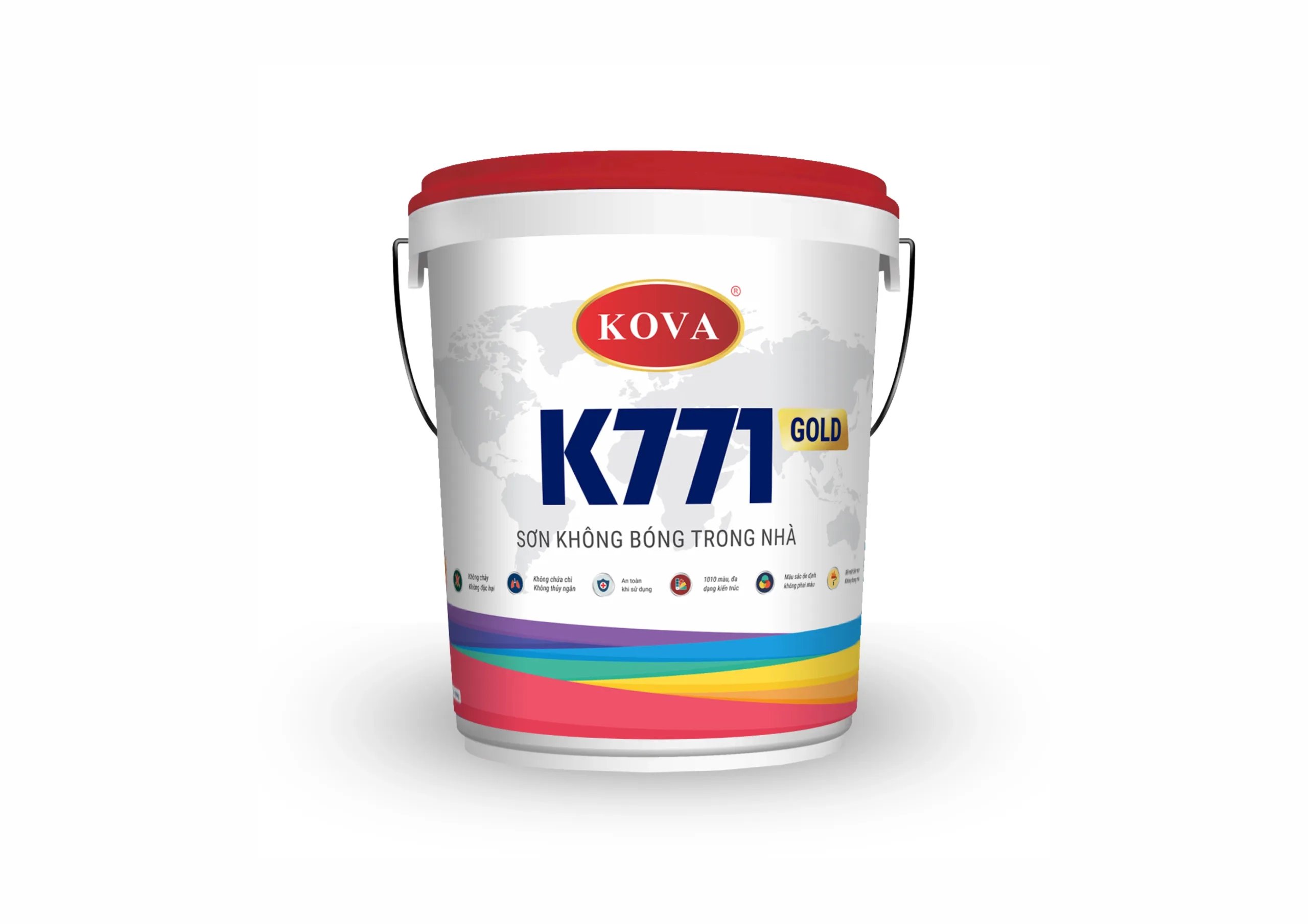 Sơn nội thất Kova K771-GOLD – Sơn lì cao cấp, bền bỉ theo thời gian