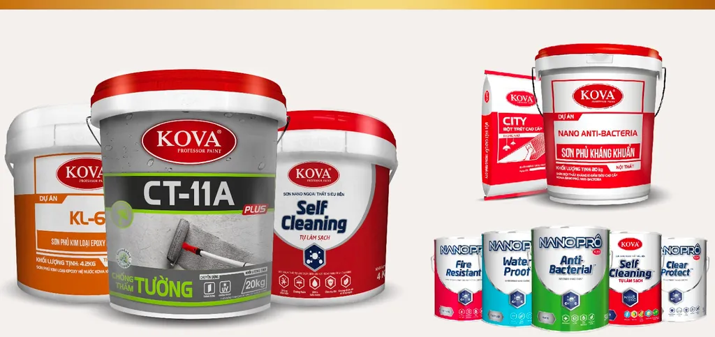 Tổng quan về hệ sơn nội thất Kova